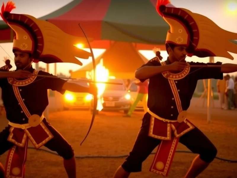 Tribal Indian Archery Diwali Event